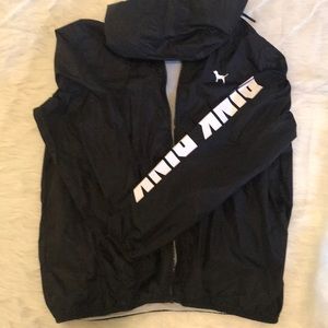 Pink Victoria’s Secret Nylon Jacket - Black